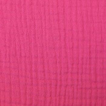Preview: Musselin - Double Gauze -  Jenke Uni Pink by Swafing
